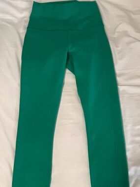 Lululemon Wunder Train High-rise leggings/tights in bright green size 4